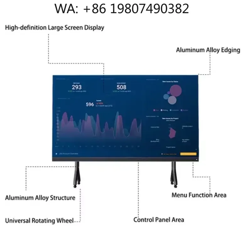 135 Inch All-in-one Conference LED Display, Intelligent Digital Screen for Office Meeting and Business Communication