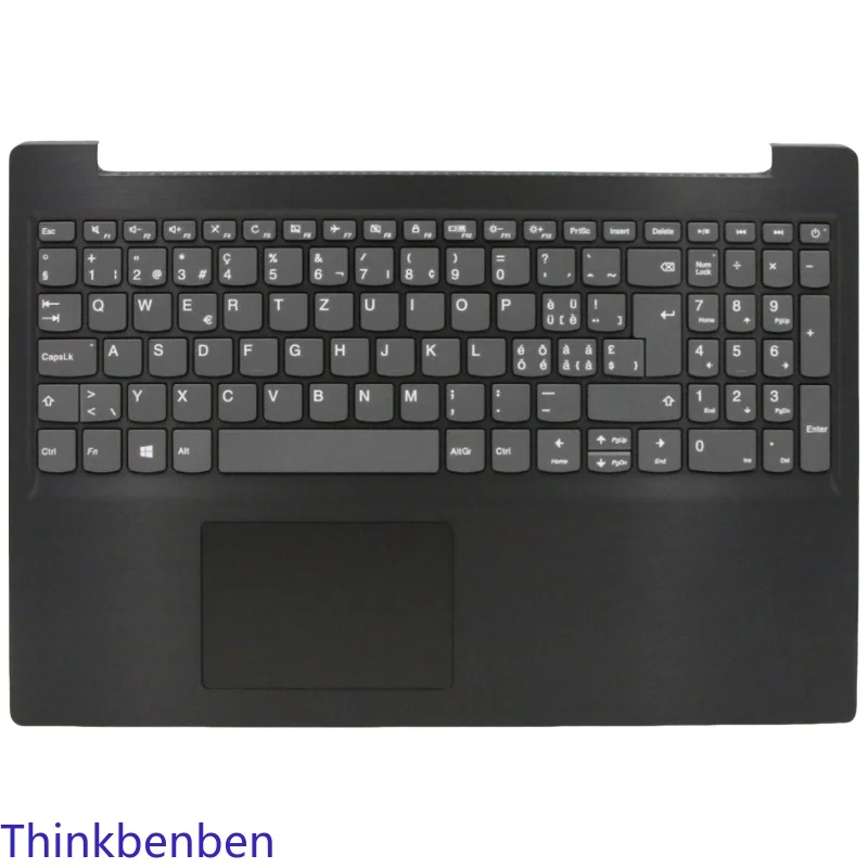 

CH Swiss Keyboard BK IMR Upper Case Palmrest Shell Cover For Lenovo S145 V15 15 IKB API IIL IWL AST IGM ADA IGL 5CB0S16898