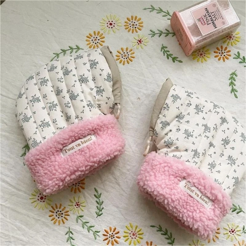 

1 Pair Warm and Durable Kids Handlebar Muffs Soft & Breathable Gloves Mittens 425F