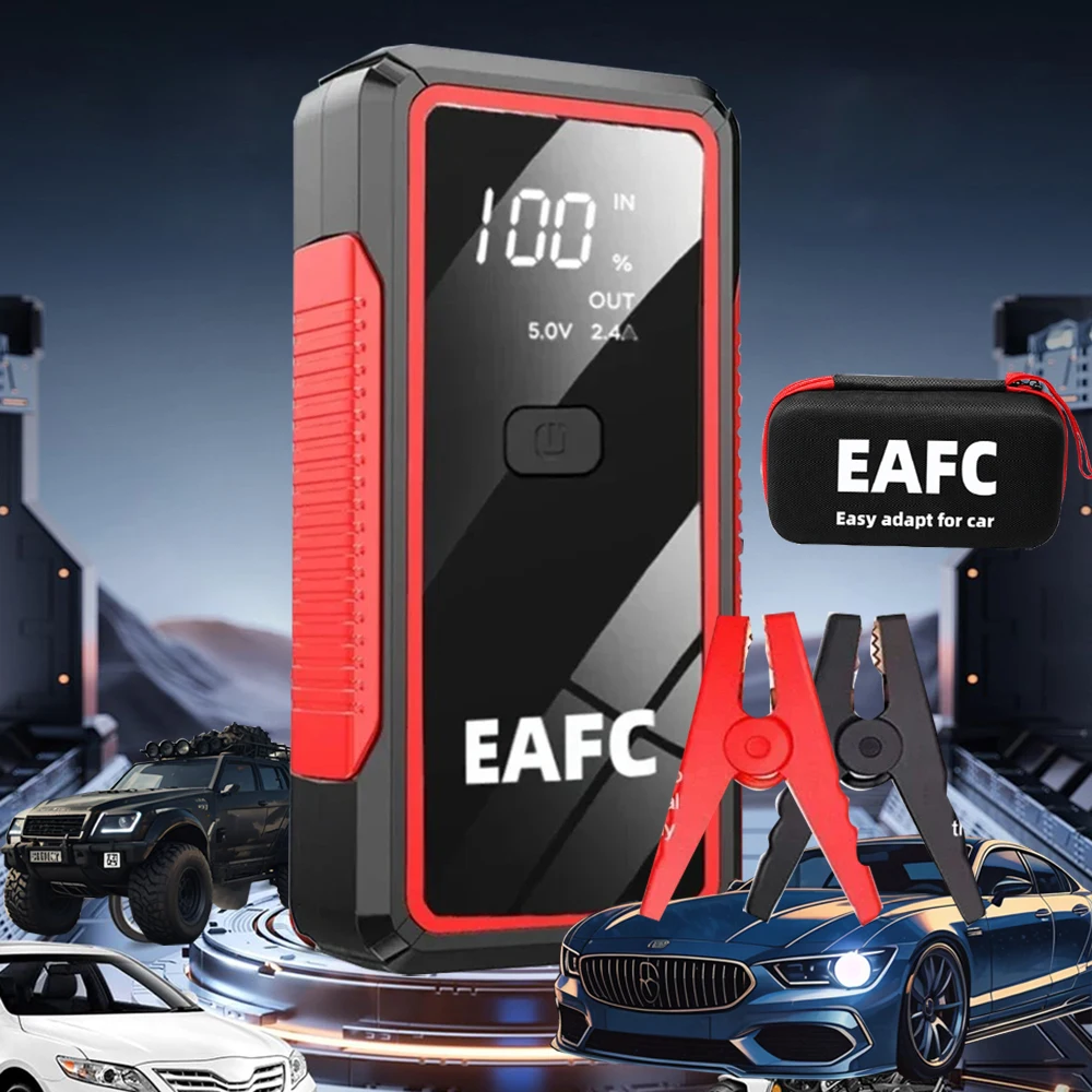 2000A 12V Car Jump Starter Power Bank Portable Power Station Auto Battery Booster Charger Car Emergency Booster Starting Device