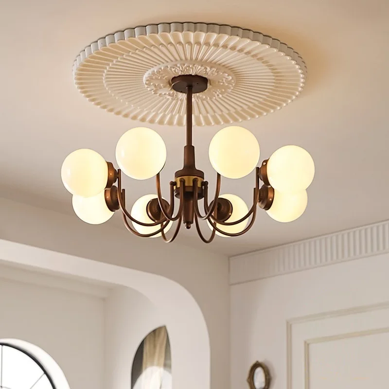 

Medieval chandelier living room lamp high-end atmosphere, retro, lamps and lanterns