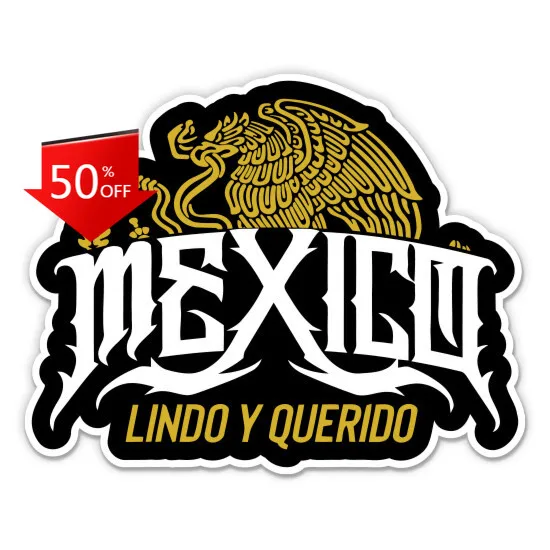 

Mexicana Hasta La Raiz Funny Laptop Boat Car Bumper Gift Retro Aesthetic Trendy