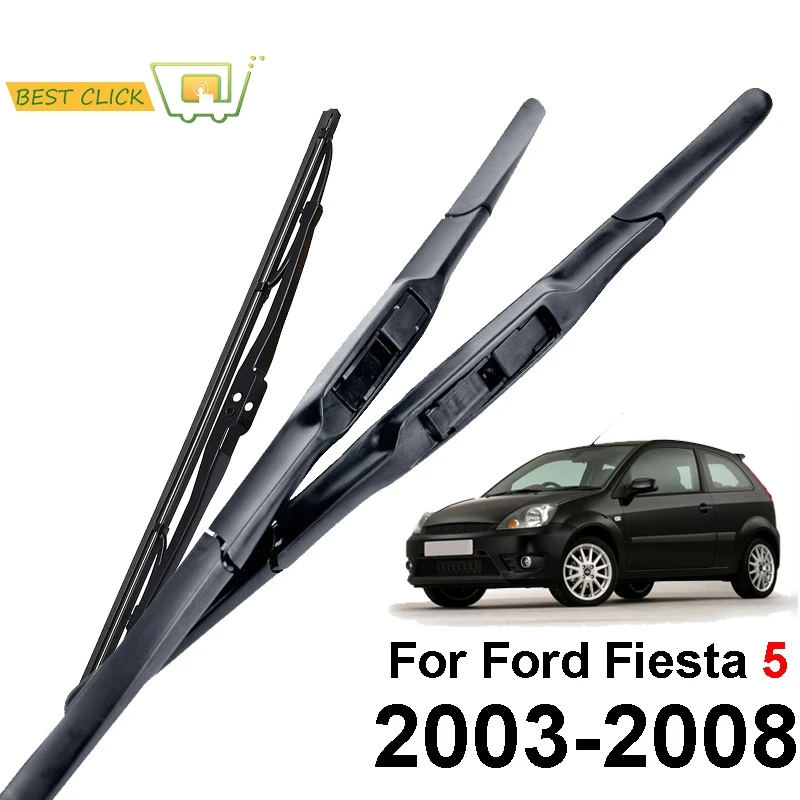 Misima Windshield Windscreen Wiper Blades For Ford Fiesta Hatchback MK5 2003 2004 2005 2006 2007 2008 Front Rear Window Wiper