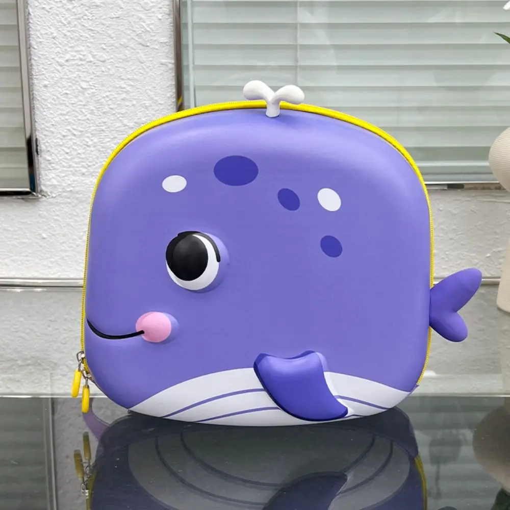 Sac à dos en coquille d'œuf rigide pour enfants, sac d'école de dessin animé, OligHard Shell, décontracté, animaux 3D, grande capacité, mignon, livre initié, cadeau