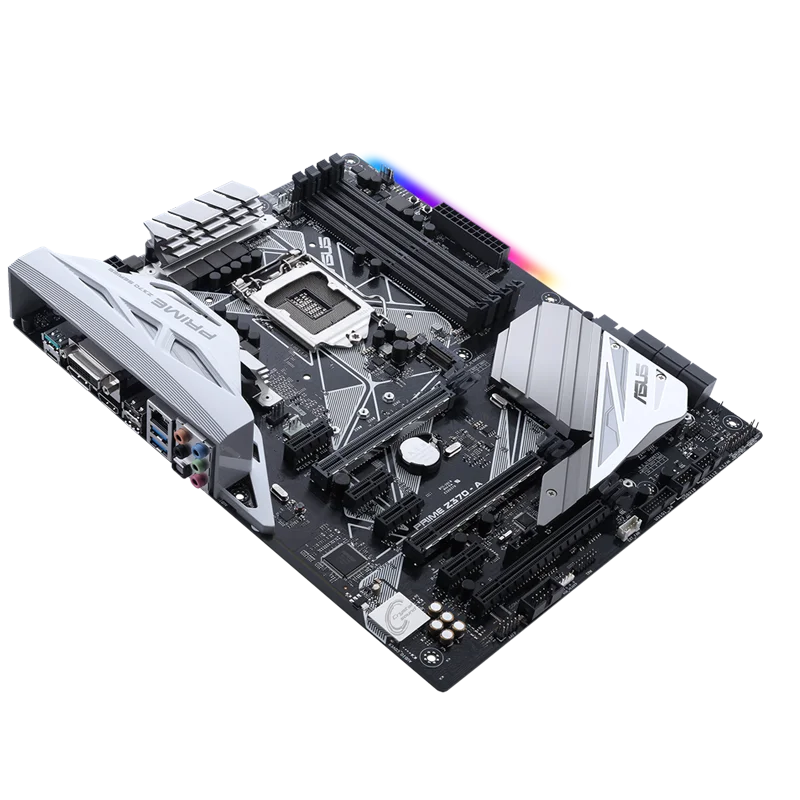 ASUS PRIME Z370-A LGA1151 DDR4 DP HDMI DVI M.2 USB 3.1 Z370 ATX Papan Utama