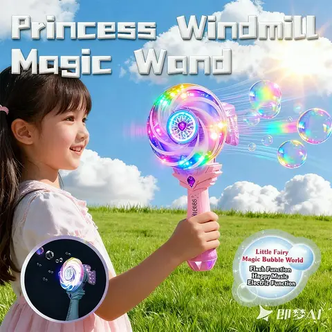 Jouets de machine à bulles de princesse, bâtons de bulles lumineux en forme de sucette pour fille féerique, jouets pour enfants de noël et d'halloween