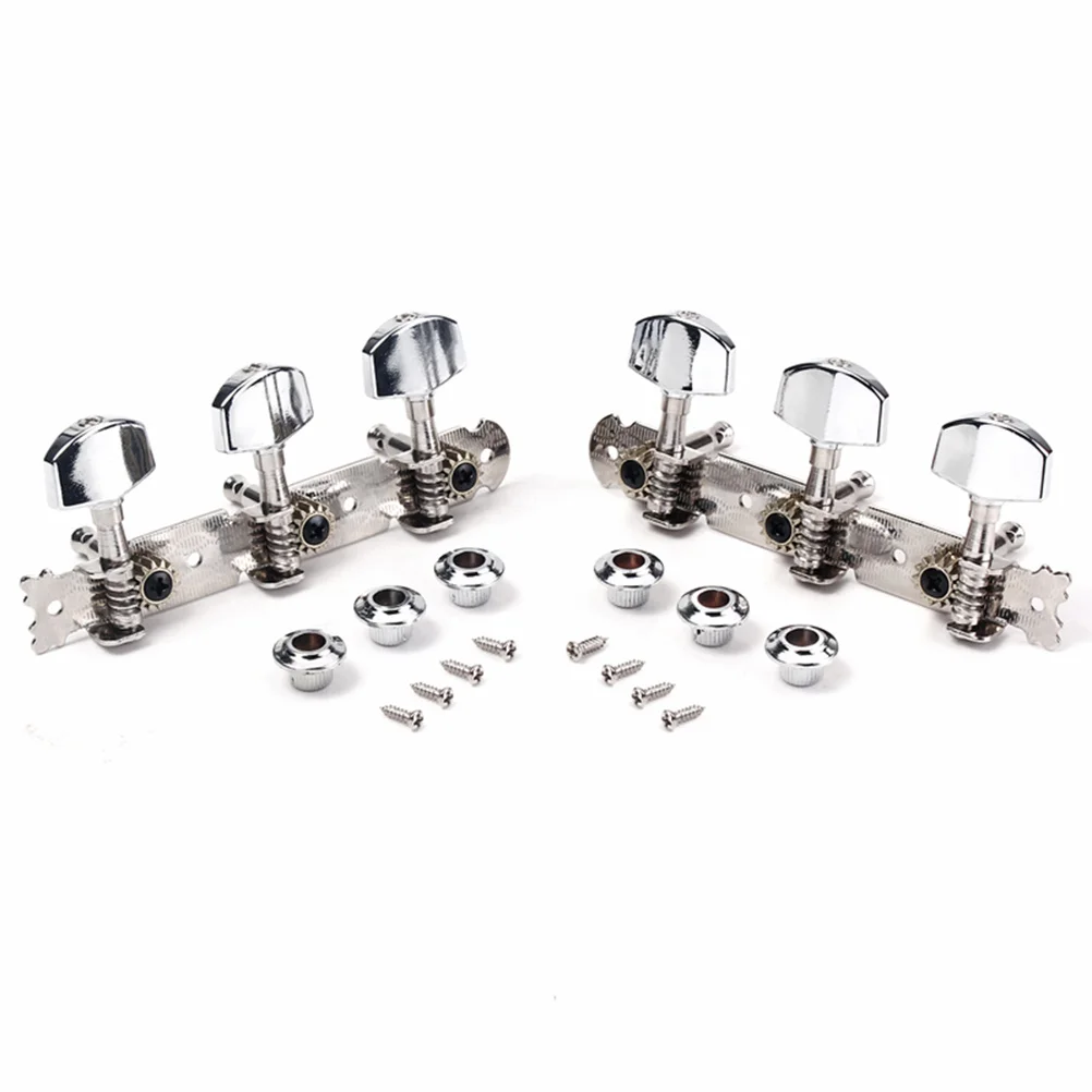 

Chrome Plated Guitar Tuning Pegs for Acoustic Classical Guitar Metal Tuner Keys Adjustable Pitch Precision Machine Heads