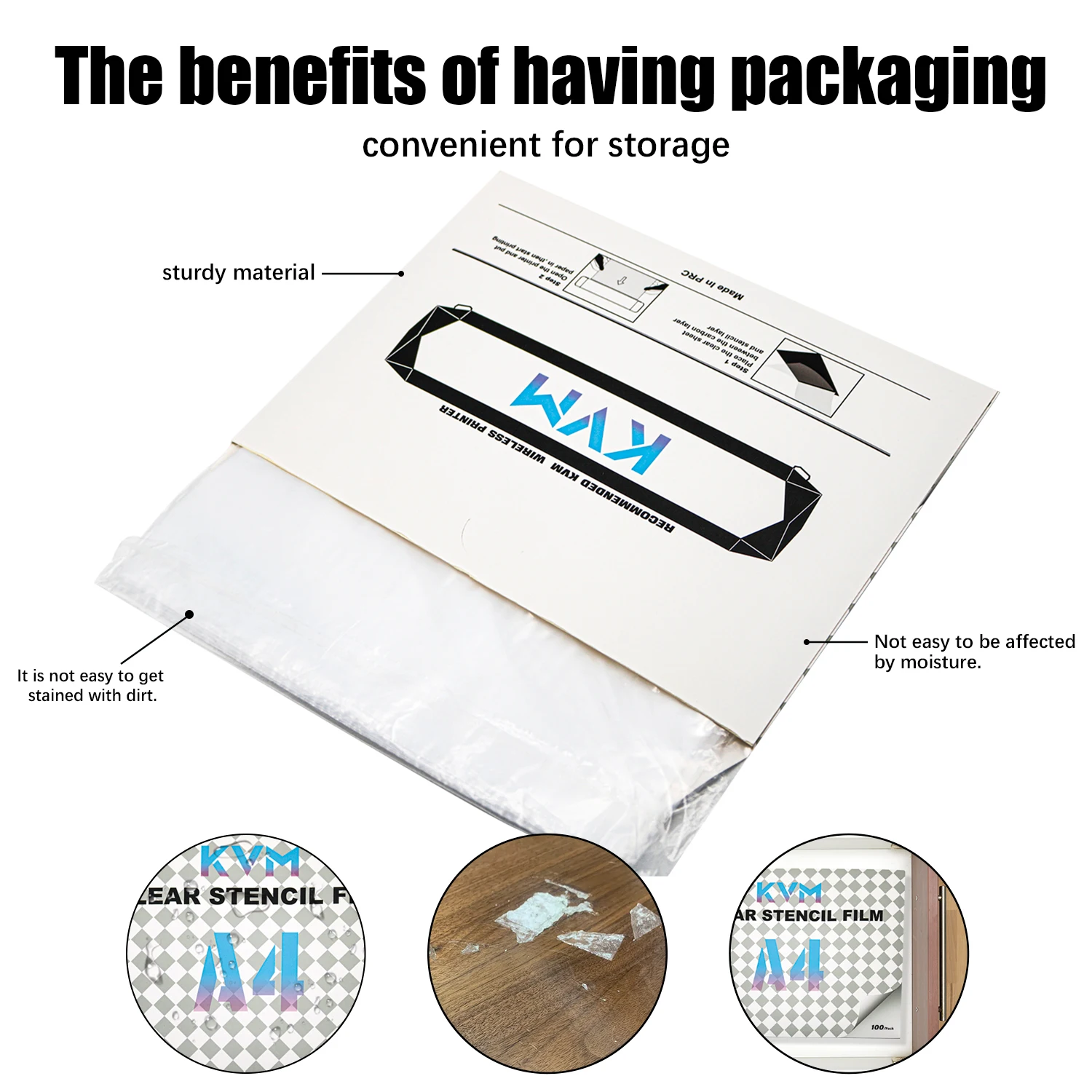 KVM100pcs Transparent Tattoo Transfer Paper Clear Pattern Thermal Tattoo Transfer Film Paper Tattoo transfer machine accessories