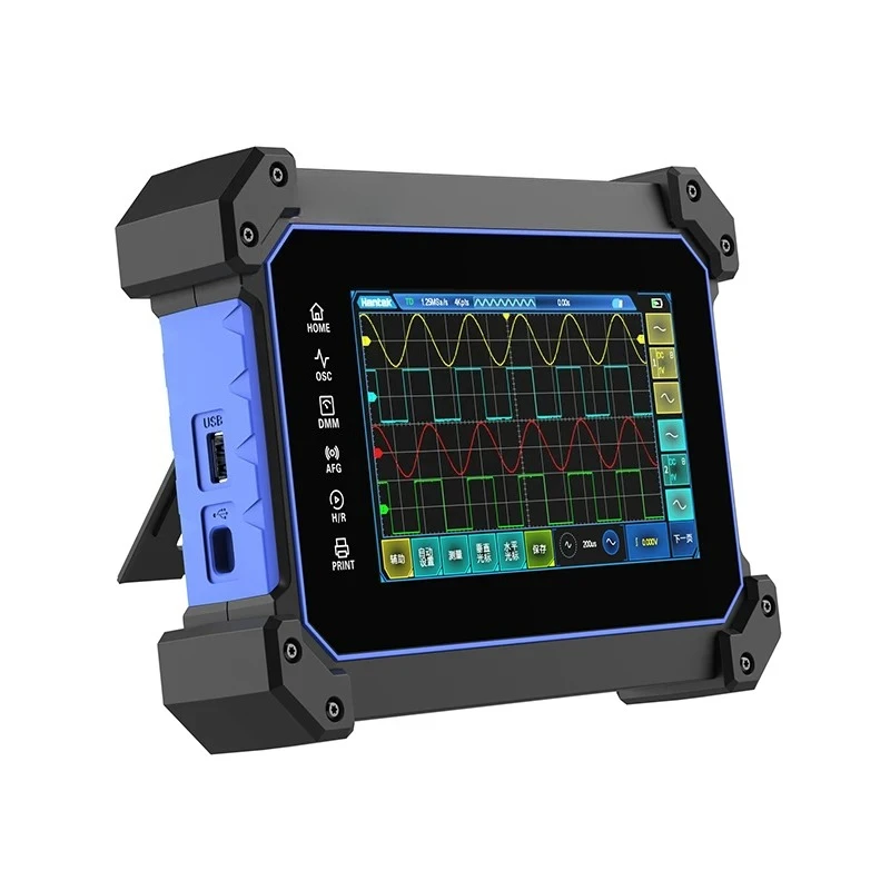 Digital flat panel oscilloscope Hantek1254D/1252D/TO1112 equipped with meter signal source