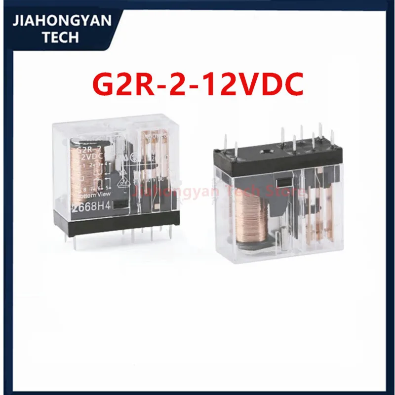 2ชิ้น5ชิ้นรีเลย์5 8-Pin G2R-1-12VDC 24VDC G2R-2-5VDC 12VDC 24VDC AC220 GR2-1-E-12VCD 24VCD GR2-1A-E-12VCD 24VCD G2R-1A-24VDC