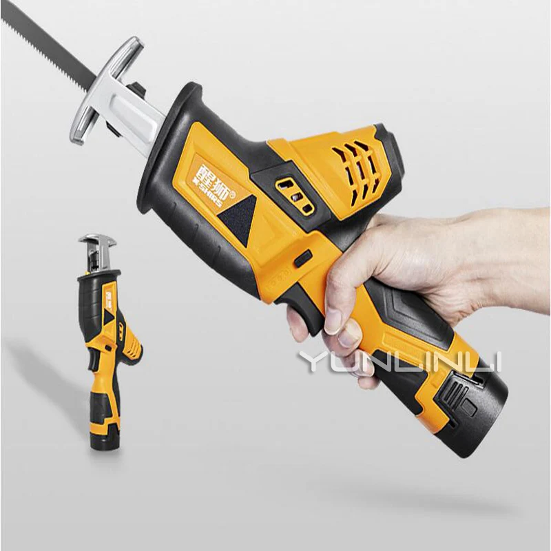 Reciprocating Saw Electric Chainsaw Home Woodworking Multi-function Rechargeable Small Handheld Lithium Electric Saw JOL-KY-15