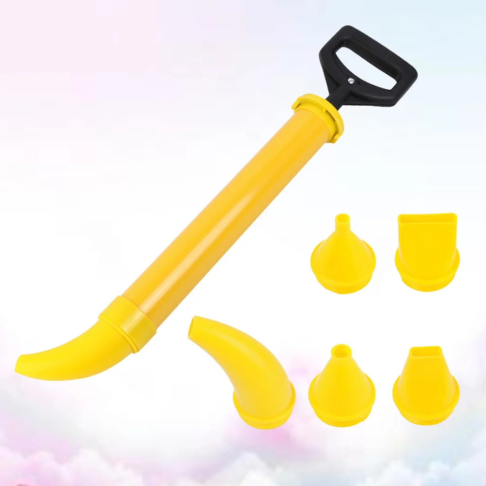 

1Pcs 5-Head Curved Caulking Device Professional Grouting Essential Durable Premium Plastic Easy Use Cement Laying Yellow