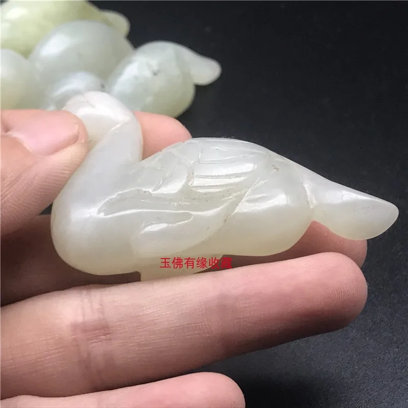 Handmade jade carving pendant, ancient  retro  pendant, brand,  ancient Xiu  duck