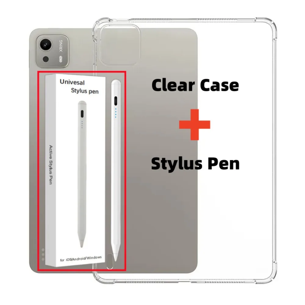

For Xiaomi Pad 7S Pro 2025 Transparent Back Cover 12.5inch Airbag Drop-Proof Slim Lightweight Scratch Proof Clear Tablet Case