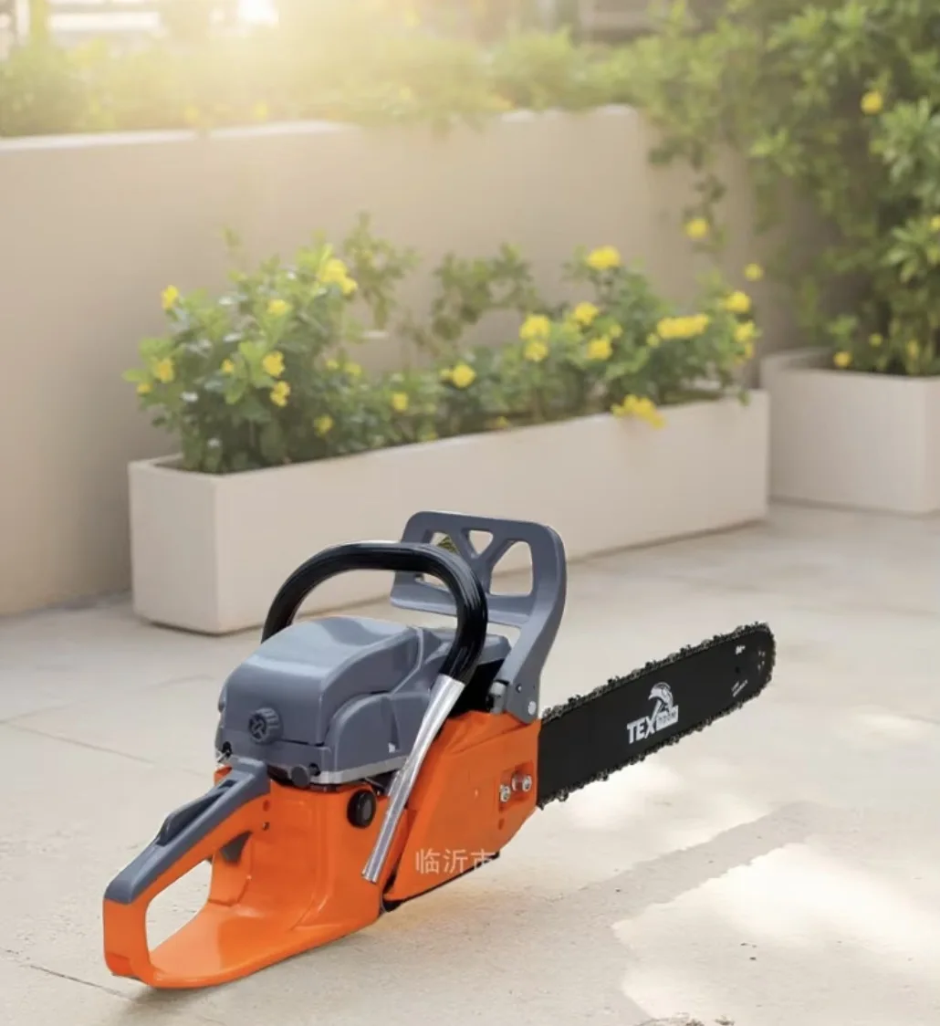 Two-stroke 52CC Chain Saw High Power 1.51KW Gas Logging Saw Arboriculture Cutting Machine Household Fuel-saving