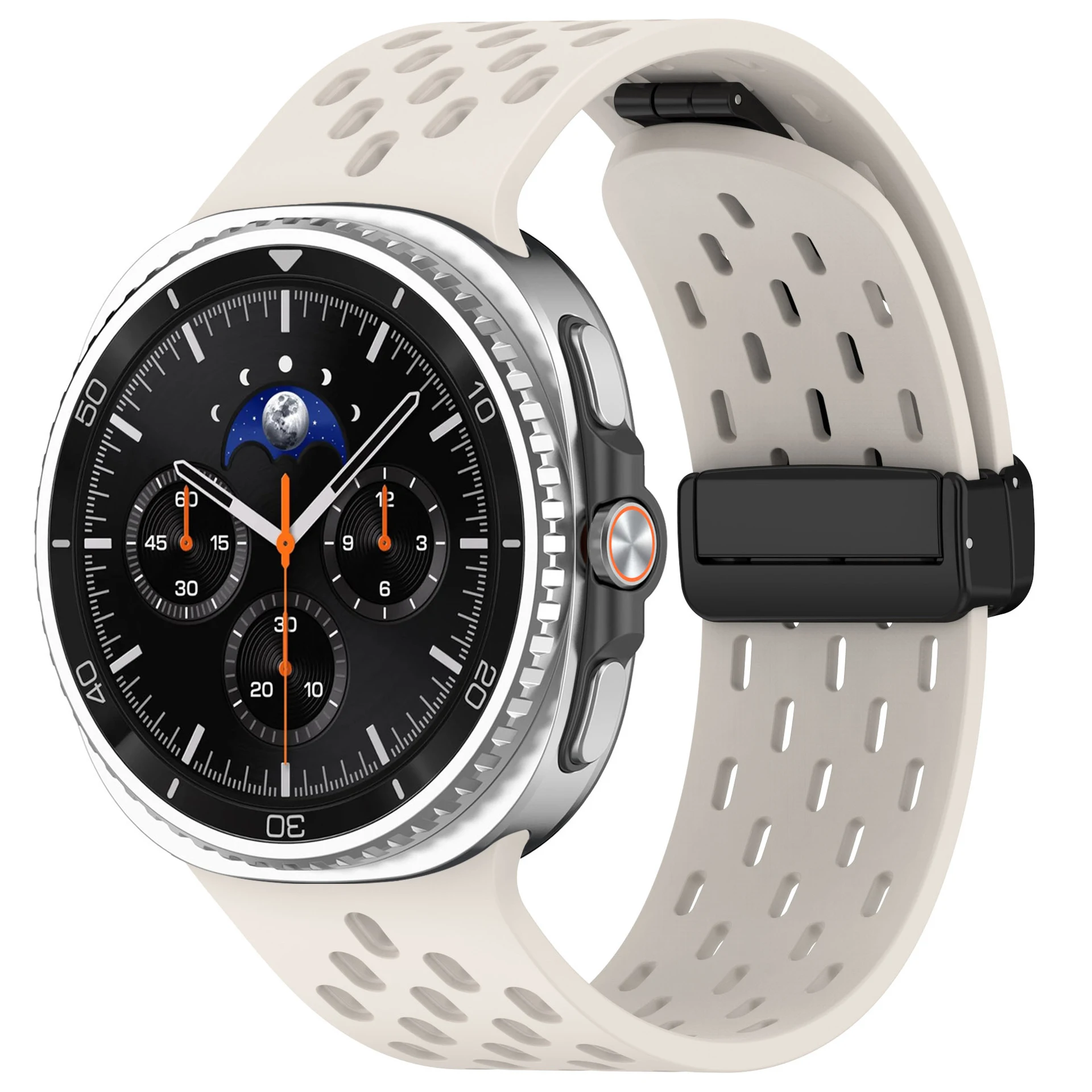 Breathable Band For Samsung Galaxy Watch 9/8 Classic Sports Magnetic Silicone Correa Bracelet Galaxy Watch 8 44mm 40mm Strap image 2
