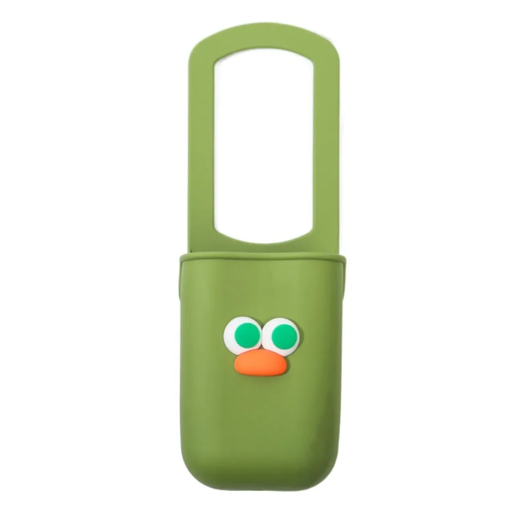 

Cute Silicone Cup Holders Cartoon Face Large Capacity Kitchen Storage Bag with Drainage Holes Bottle Storage Bag