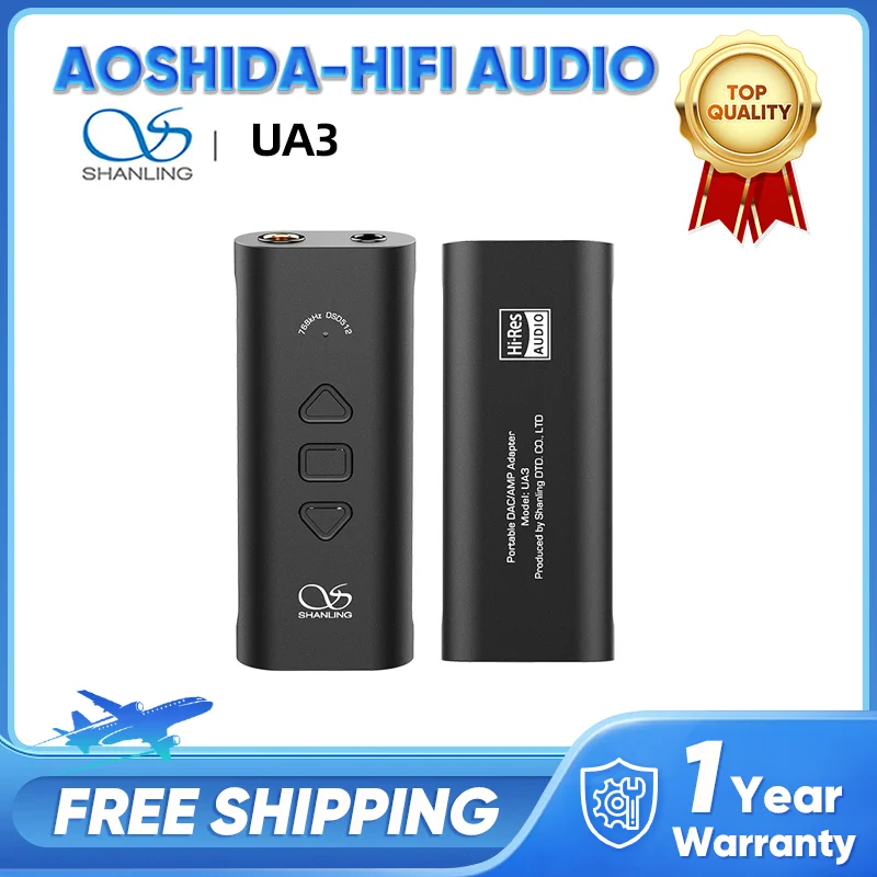 SHANLING UA3 AK4493SEQ DAC Независимый чип AMP RT6863 Двойной Hi-Fi аудио Портативный USB-кабель DAC AMP 3,5 мм 4,4 мм
