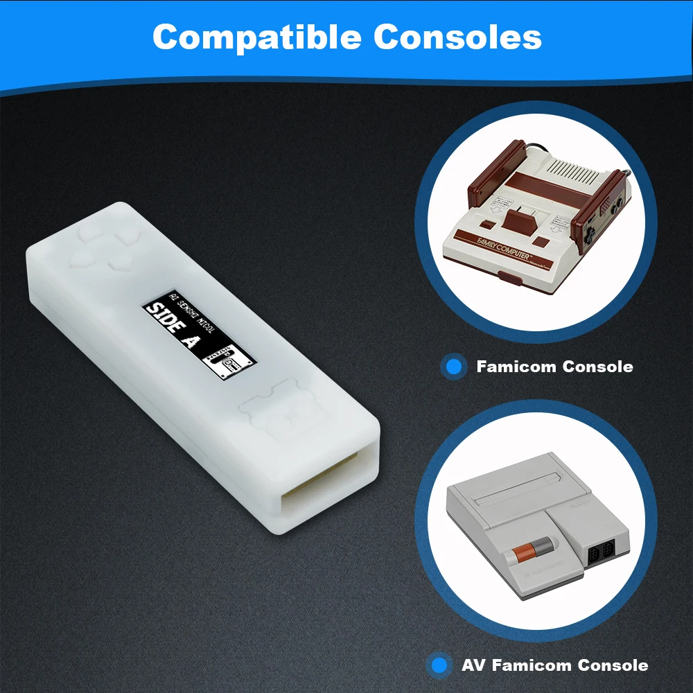 Disk System Drive Emulator FDSKey with OLED display MicroSD Card For FC AV Famicom Console