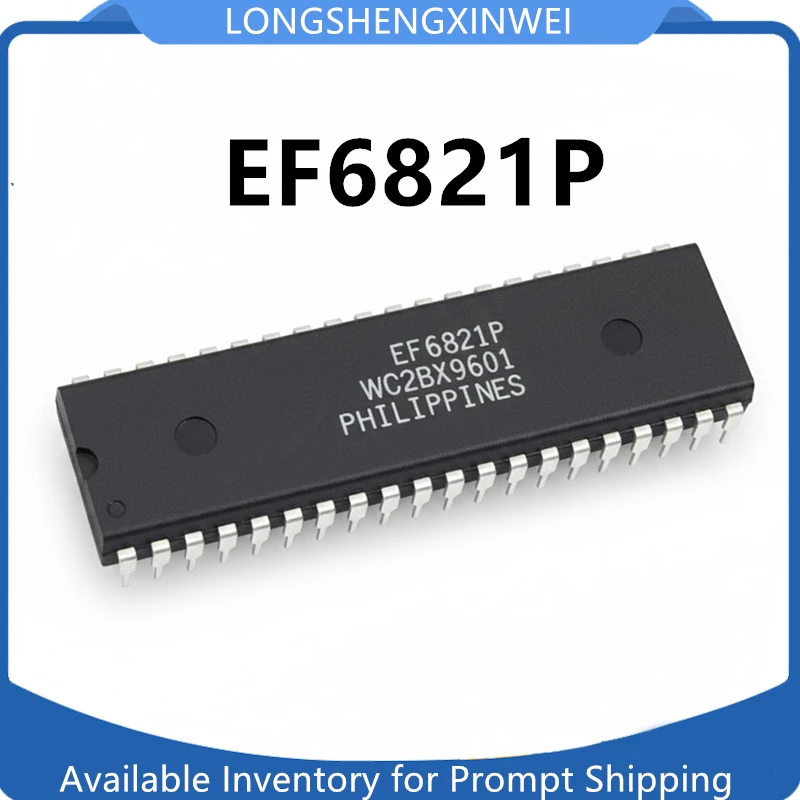 1PCS NEW Original EF6821P DIP40 Microcontroller Chip in Stock