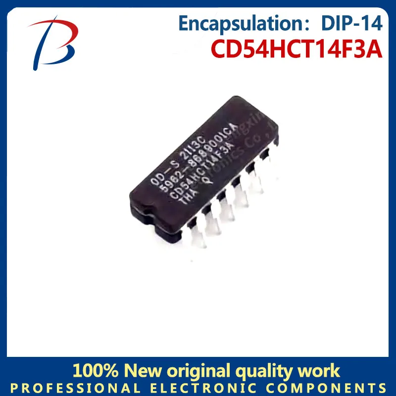 1pcs CD54HCT14F3A pacote DIP-14 lógica dispositivo inversor chip especificação dados