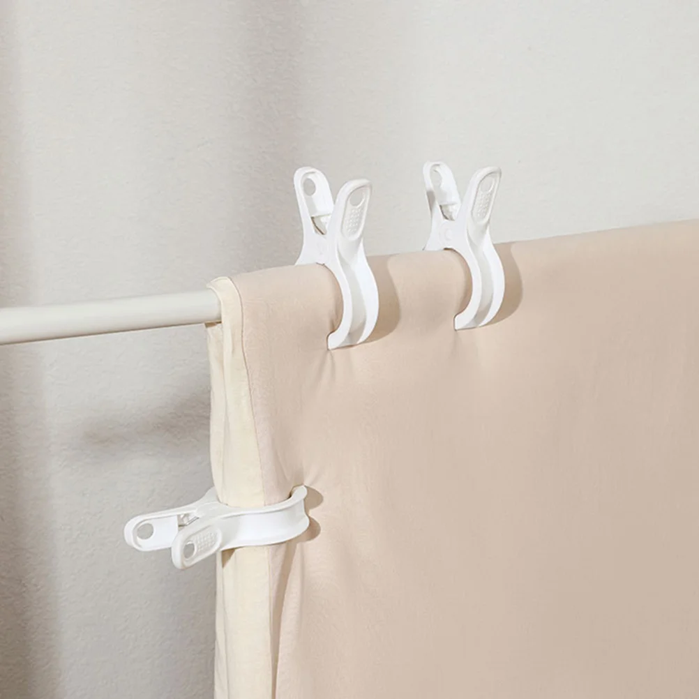 

15pcs Windproof Clips Set Thick PP Material Strong Clamping Force Beach Towel Clothespins Quilt Blanket Clamps Drying