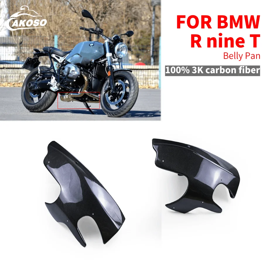 

100% Carbon Fiber Material Belly Pan for BMW/BMW R Nine T Motorcycle Accessories Refit Fairing Kit