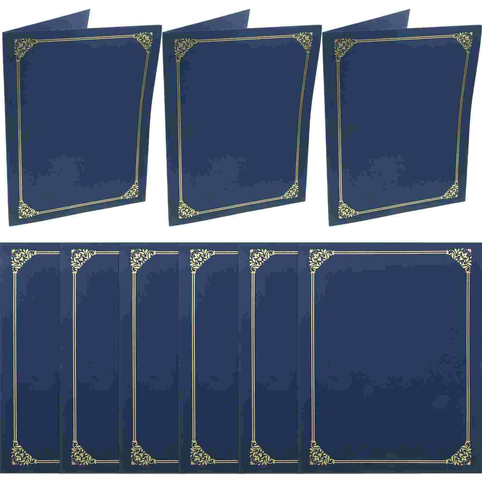 10 Pcs Certificate Cover Envelope with Lock Covers Paper Presentation Folder Award