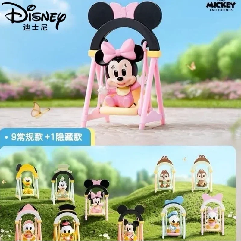 New Disney Swing Series Model Anime Action Figure Mickey Minnie Goofy Pluto Donald Duck Anime Figure Kids Toys Gifts