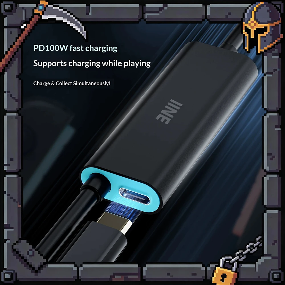 iine-ns2-video-acquisition-line-design-of-dual-interface-for-high-definition-acquisition-pd100w-fast-charge-acquisition-line