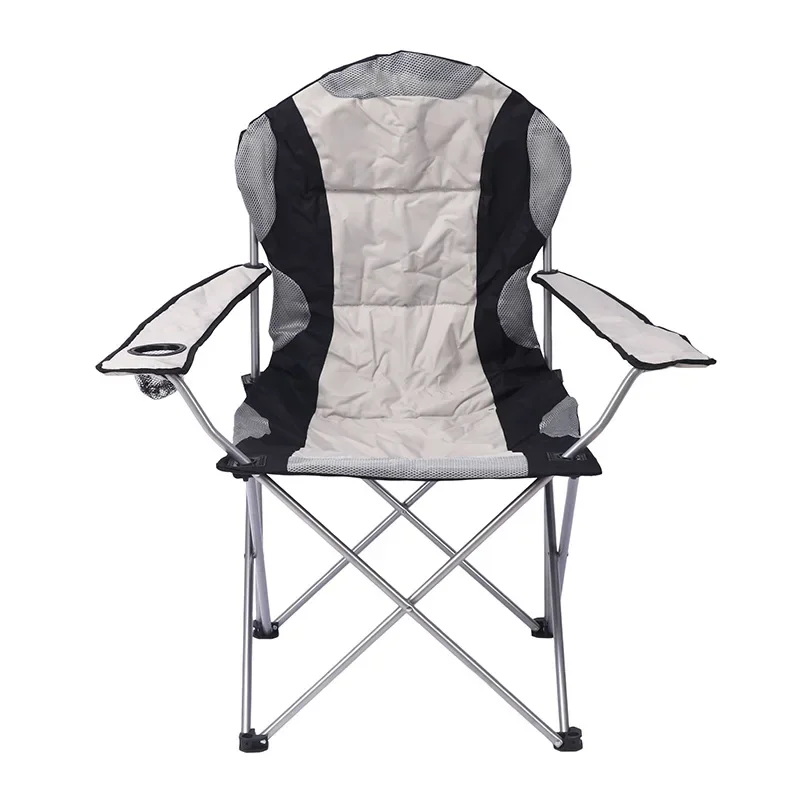 Outdoor foldable fishing chair with armchair camping folding chair beach chair convenient fishing