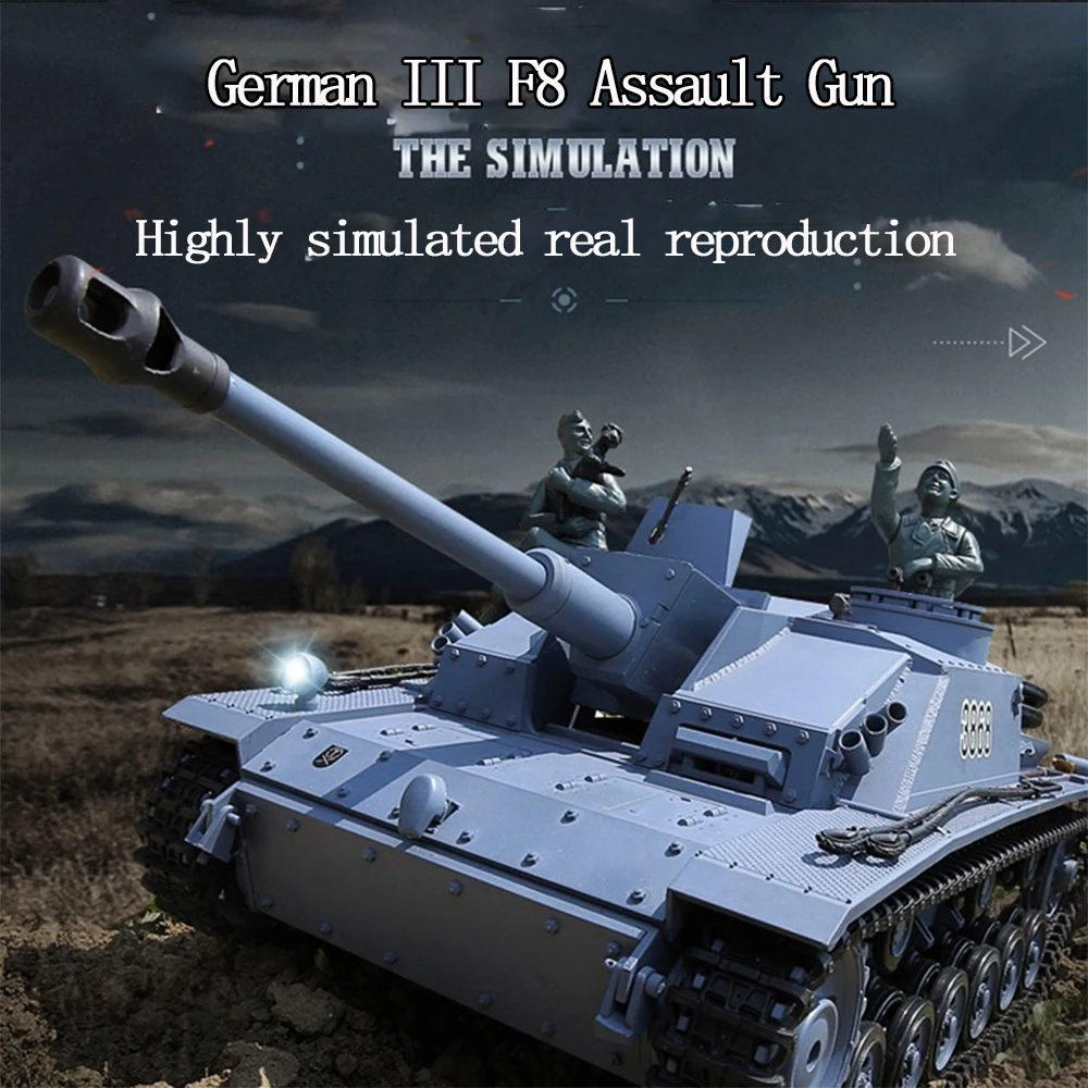 

Henglong 3868 German F8 Type Anti tank Vehicle Remote Control Tank Electric Assault Gun 1:16 Rc Tank Model Toys