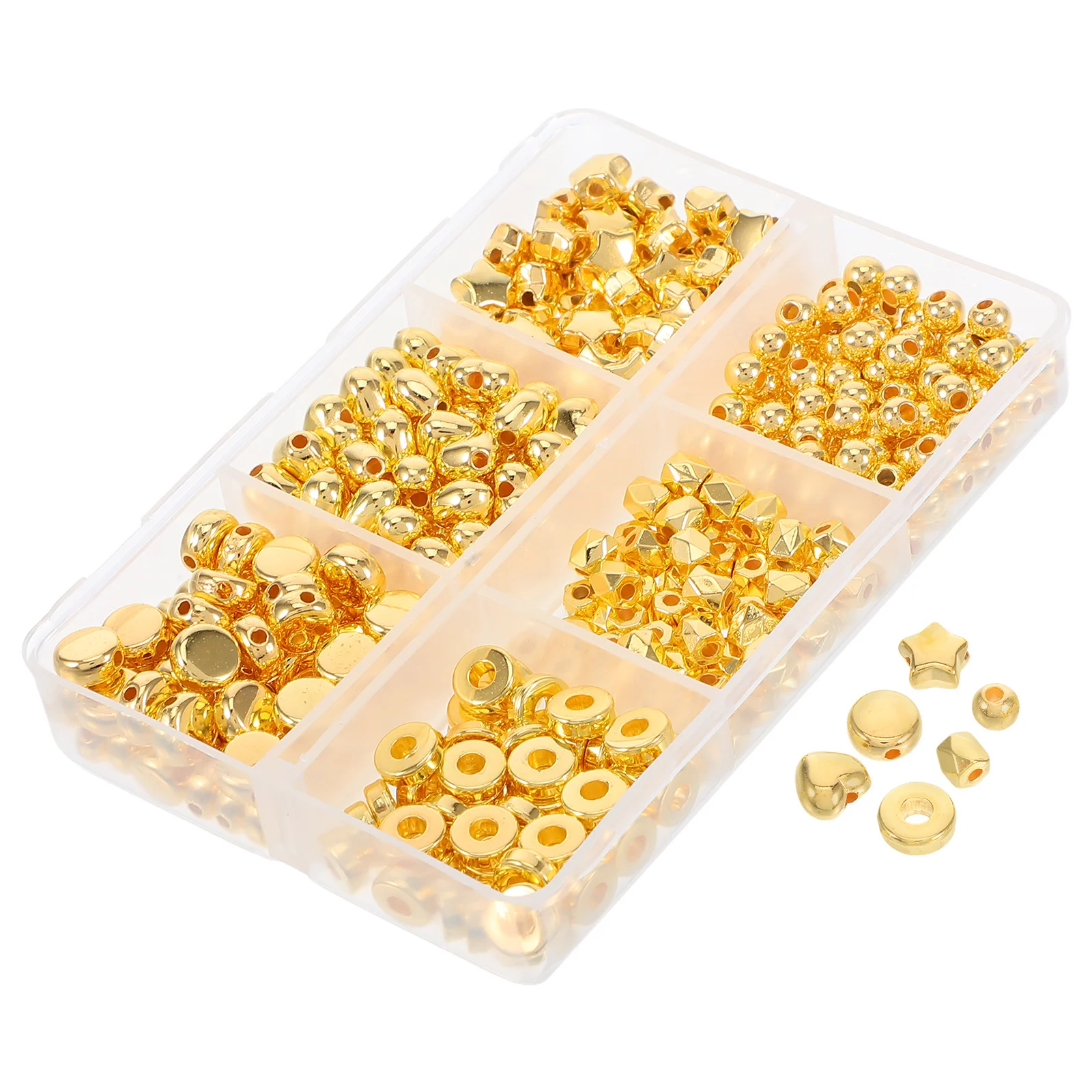 

1Set Plastic Spacer Beads Large Hole Polished for DIY Jewelry Making Bracelet Necklace Craft Materials Plastic Beads