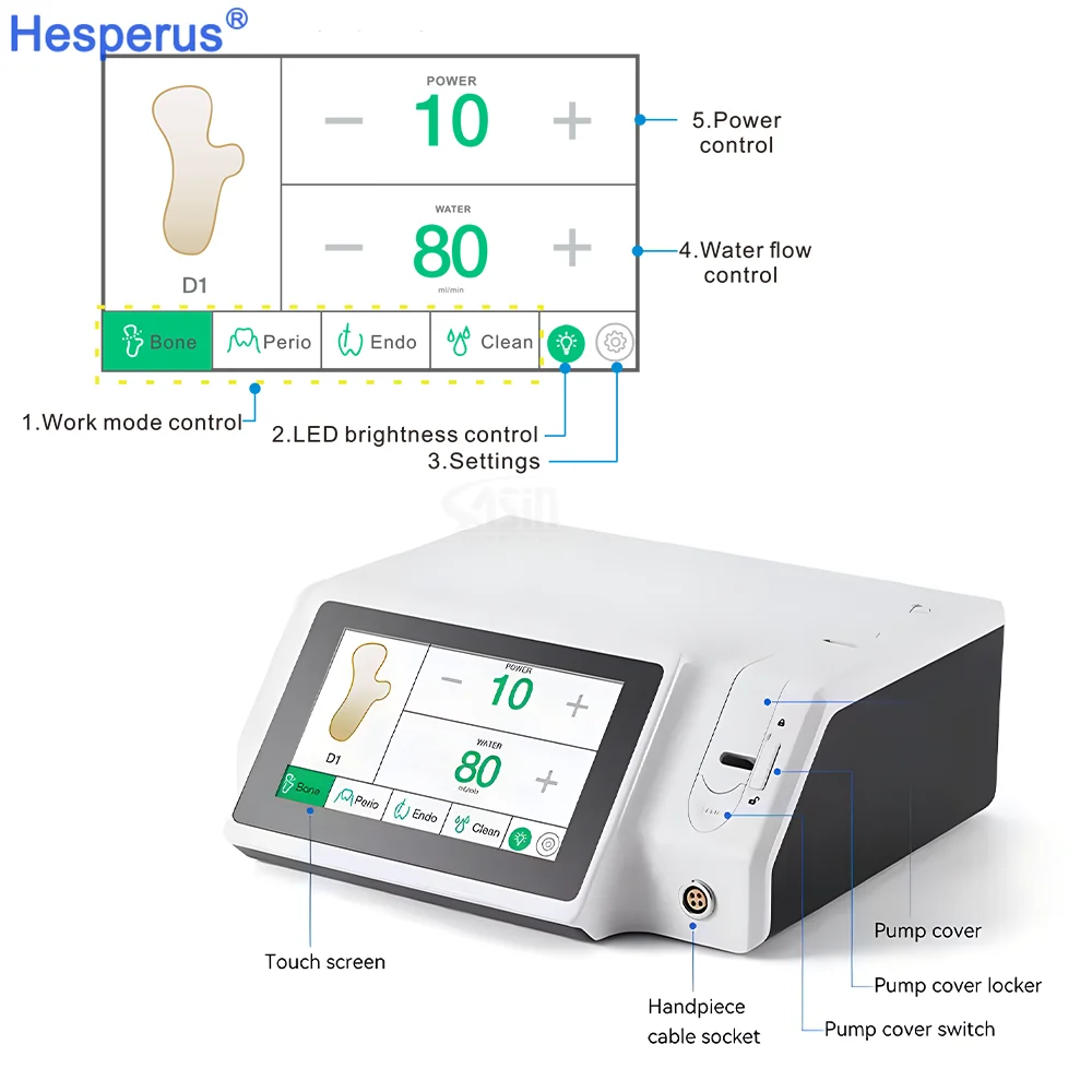 D-ental Electric I-mplant Motor Physio Dispenser d-ental piezo surgery unit b-one cutting Rhinoplasty face surgery unit