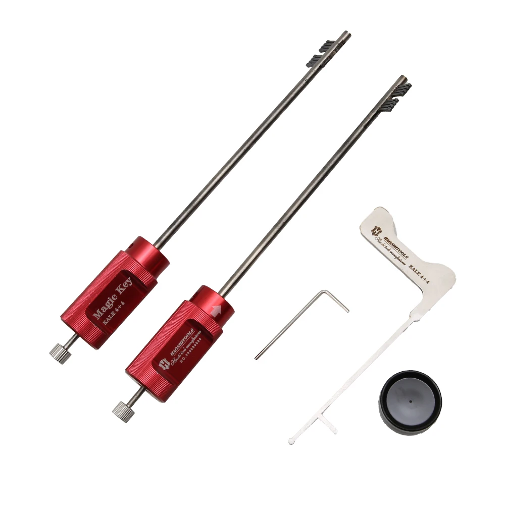 

KALE 4+4 Double Bit Locks Key Decoder Master Key Lock Pick Tool Opener Locksmith Tools Safe Magic Key
