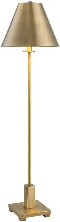 Uttermost Pilot - 1 Light Buffet Lamp-36.5 Inches Tall and 10 Inches Wide-Brushed Brass Finish