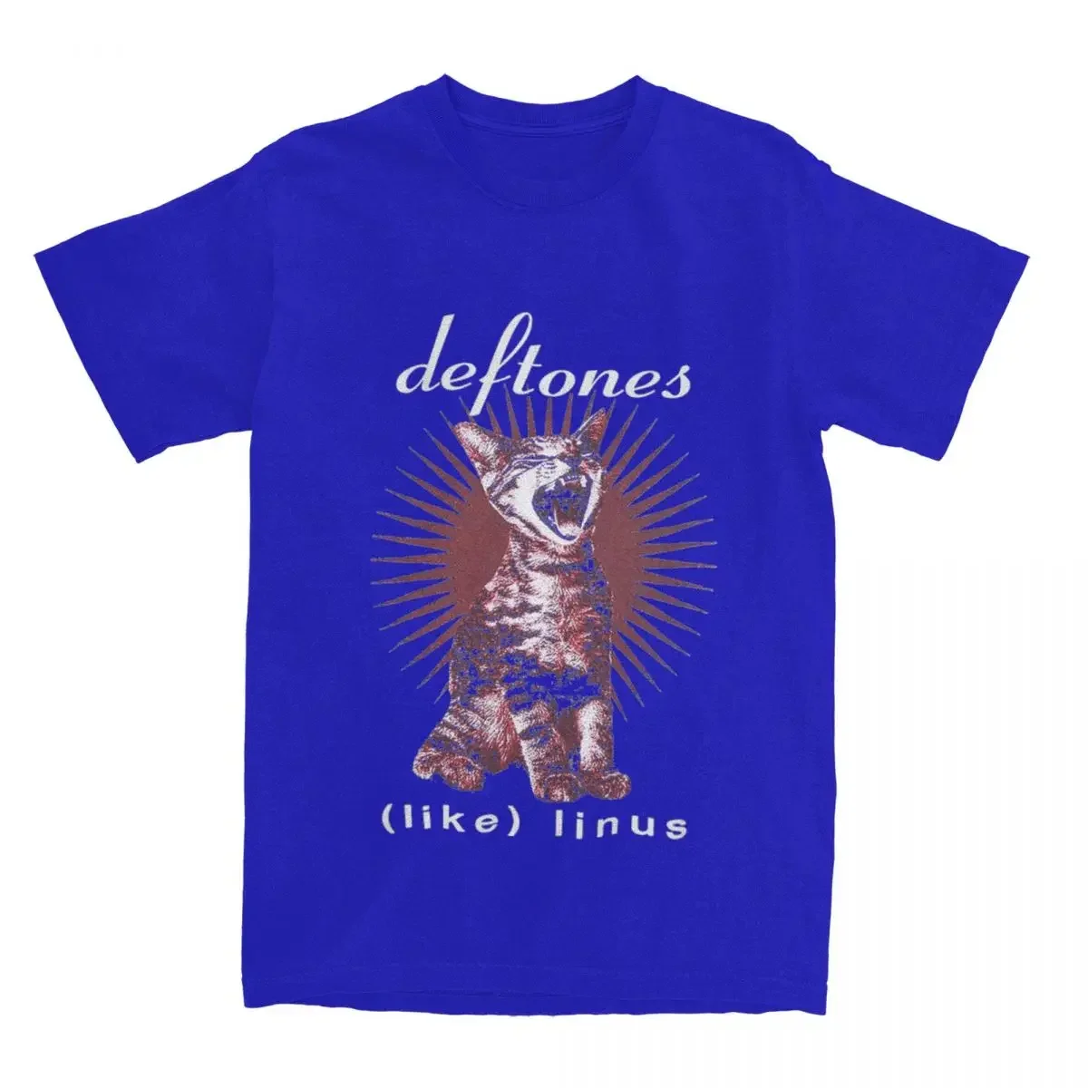 Cotton Round Collar Alternative  Music Tee Shirt Short Sleeve Clothes Deftones Band White Ponny Album Shirt Men Women Pure