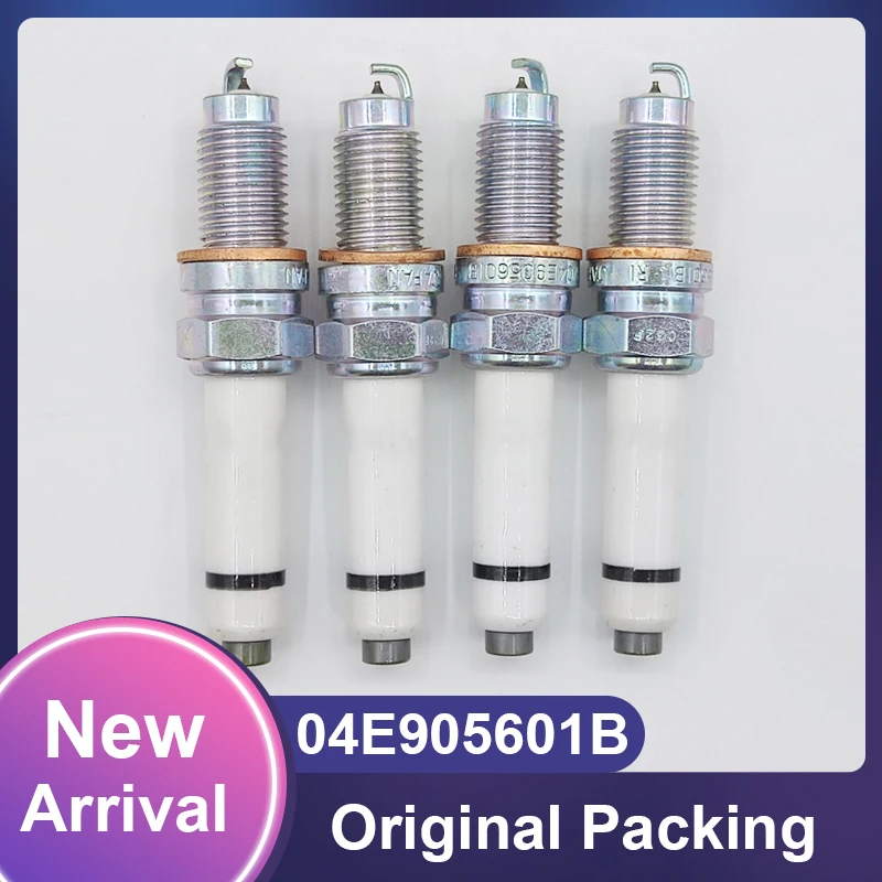 

4pcs 04E905601B Iridium Spark Plug For Volkswagen Golf Audi A1 A3 Q3 1.4/1.6L Jetta Beetle Polo Santana Lavida 04E 905 601B