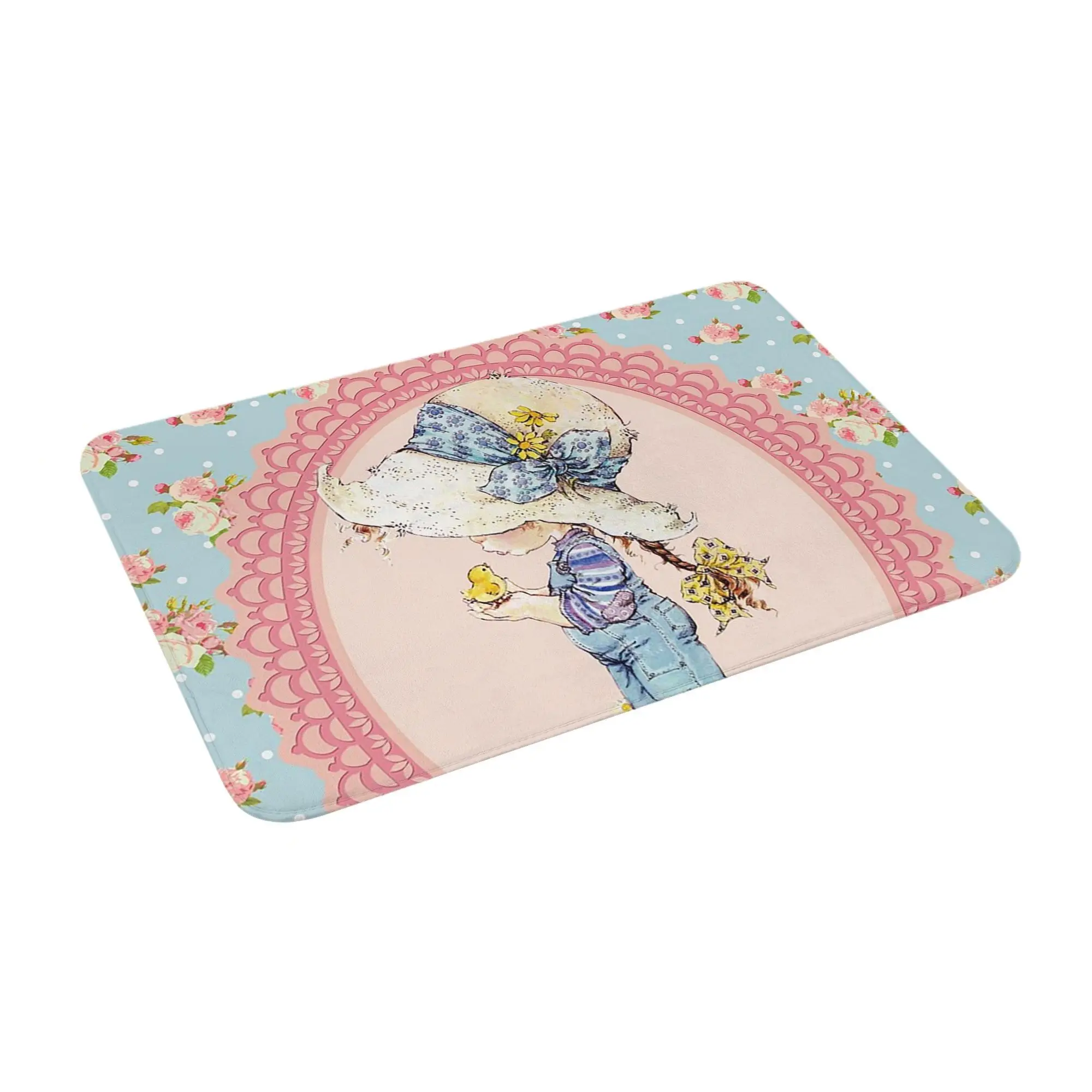 

Kawaii Sarah Kay противоскользящий коврик для двери, напольный коврик, противоизносный ковер для кухни, входа, дома, гостиной, коврики для ног