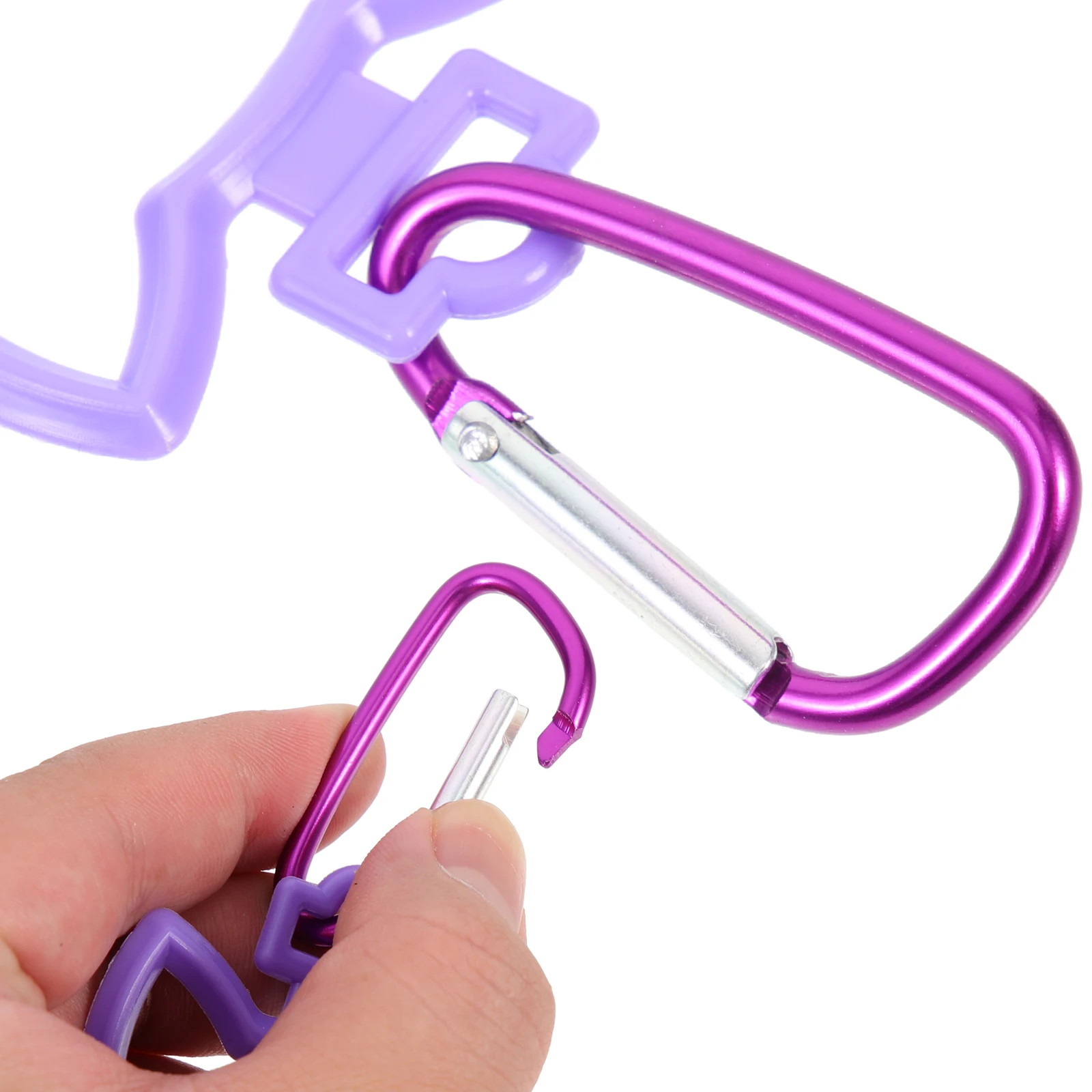 

8pcs Poop Holder Clamps Pet Supply Waste Dispenser Portable Doggy Dispenser For Leash Convenient Dog Walking Accessories Plastic
