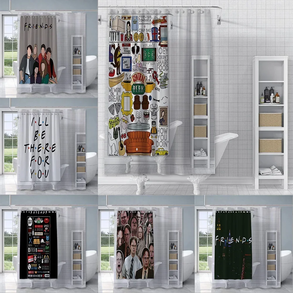 

Друзья ТВ-шоу занавеска для душа водостойкая полиэфирная ткань краска красочные занавески для ванной домашний декор для ванной комнаты занавеска с крючком
