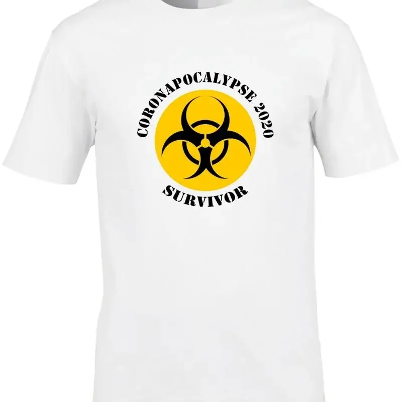 Social Distancing 2020 Mens T Shirt Survivor Funny Lockdown Joke Gag Xmas
