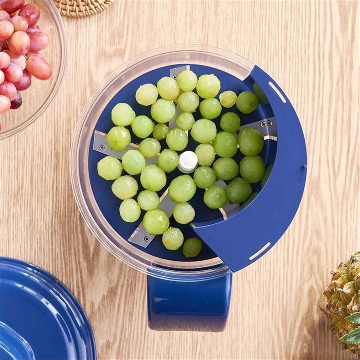 *A91P Electric Grape Garlic Peeler Machine Fruit Peeling Tool for Garlic Tomato Time Saving Easy Operation for Home Kitchen
