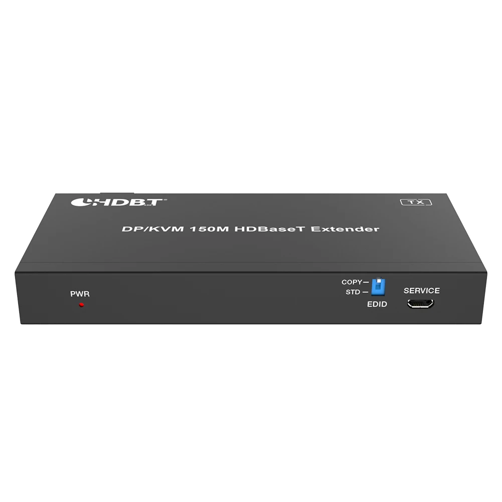 HDbaseT 2.0 KVM Extender 4K@60hz 4:4:4 100m Long Distance POC EDID DP Extender