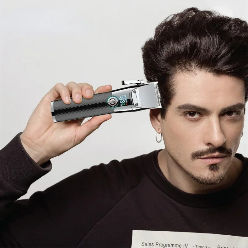 ماكينة تشذيب الشعر DFNDZ ماكينة قص الشعر القابلة لإعادة الشحن ماكينة حلاقة محمولة للرجال V-682