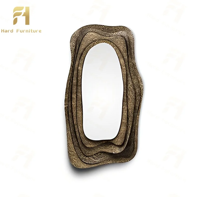 Smart MirrorModern Antique Luxury Style Artistic Design Creative Mirror Decorative Mirror For Living Room Furniture