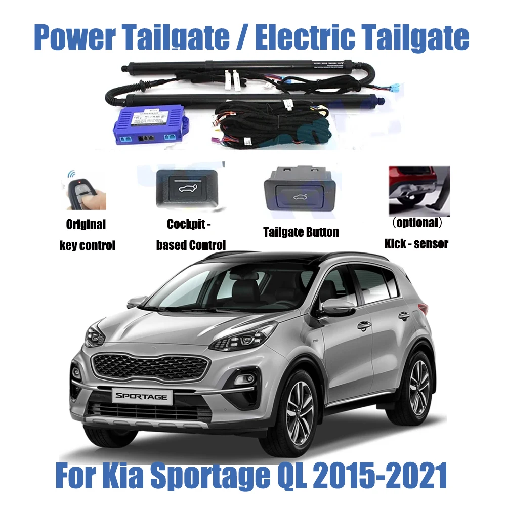 For Kia Sportage QL 2015-2021 Car Automatic Lifting kit Opening Trunk Intelligent Electric Lift Tailgate