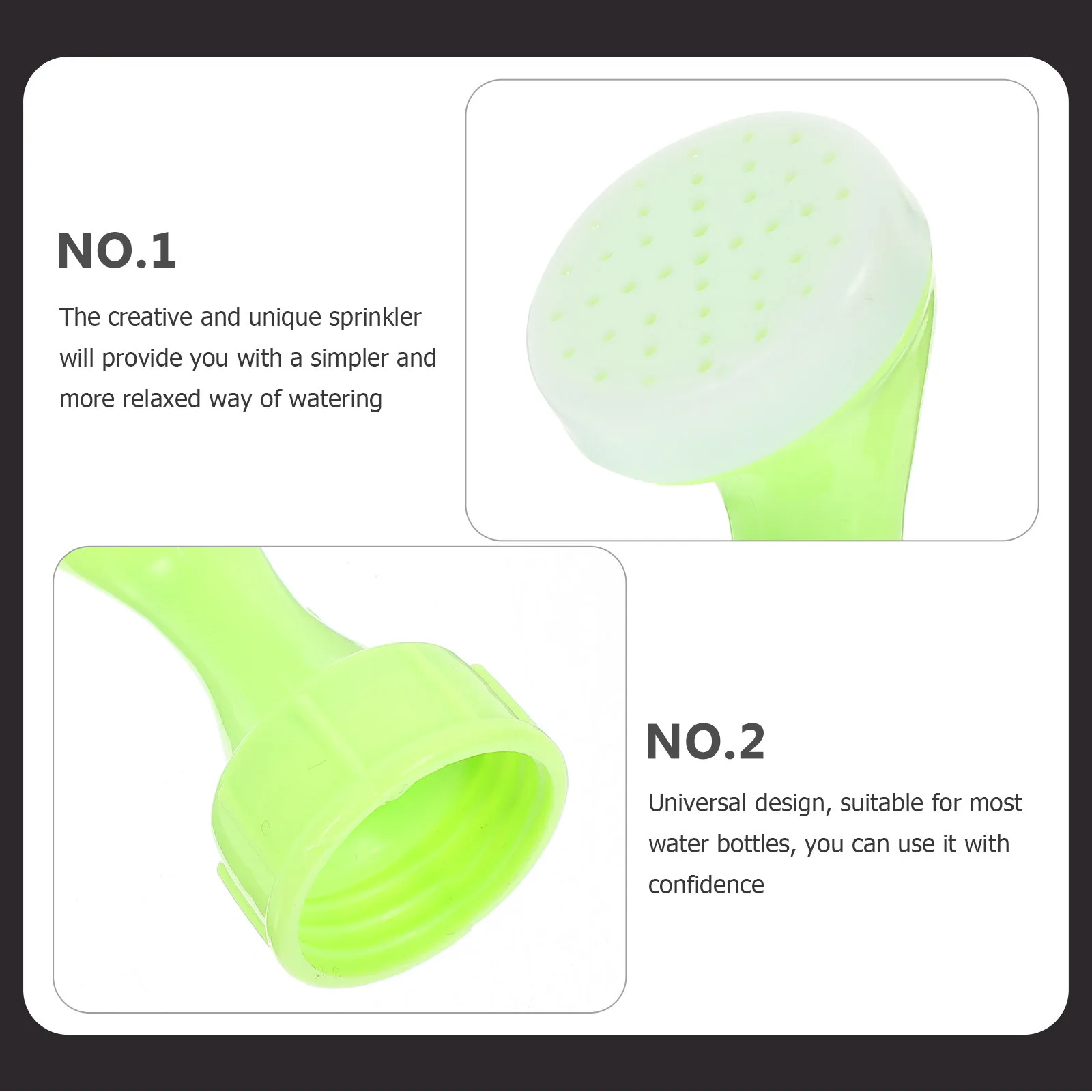 

4Pcs Plastic Bottle Sprinklers Flower Watering Bottle Spouts with Fine Mist Nozzle for Indoor Outdoor Plants Use