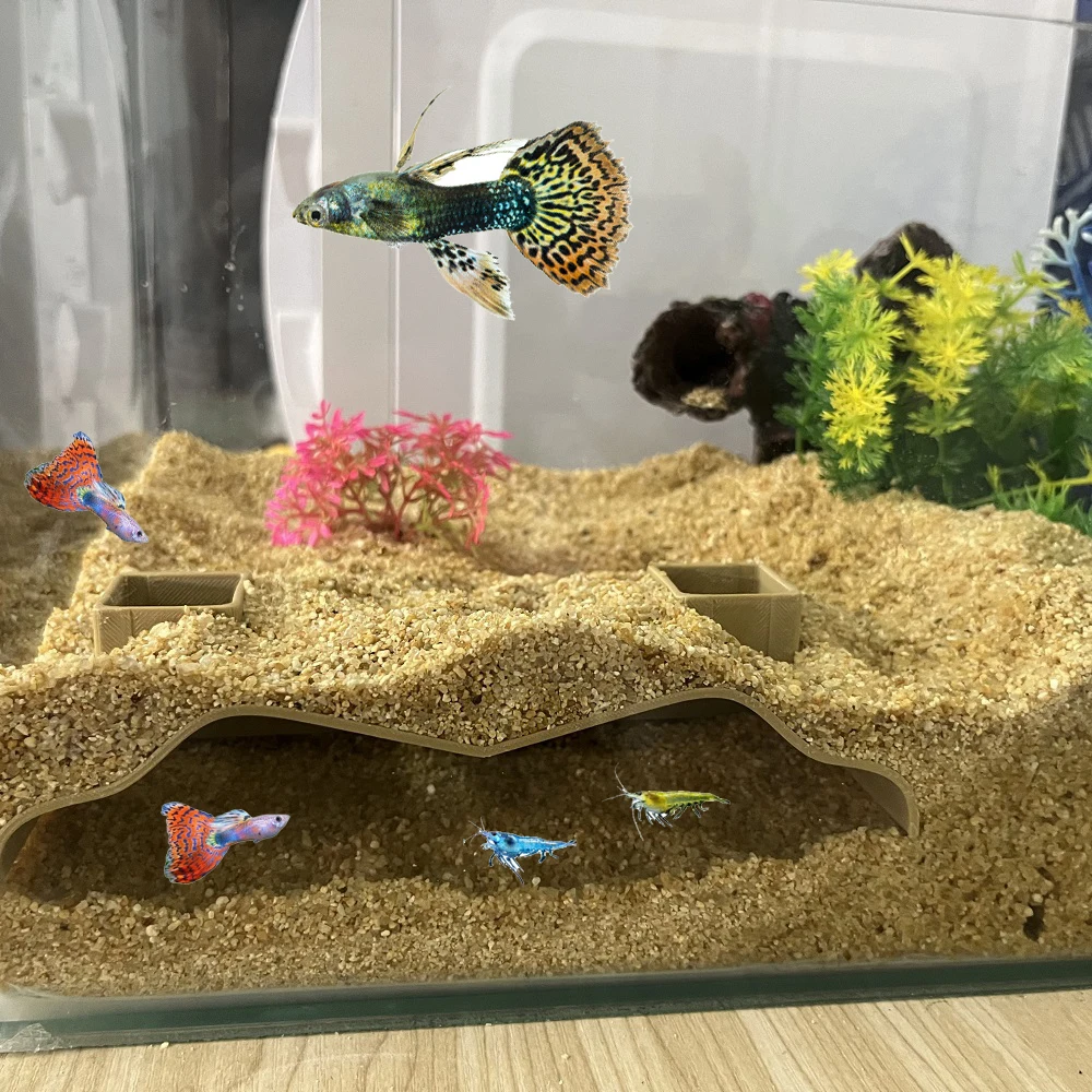 Underground Cave With Natural Appearance | Aquarium Cave | Aquatic Hideout | Bottom Dweller Tunne