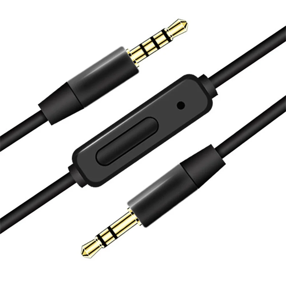Audio Line Has Many Uses Clear Audio Transmission Durable Audio Cable Easy Connection Gold-plated Connector Headphone Cable